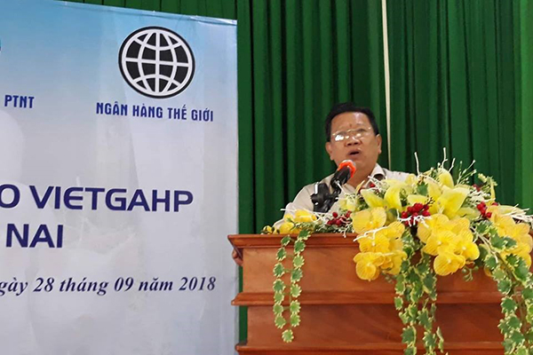 Ông Huỳnh Thành Vinh- Giám đốc Sở NN&PTNT tỉnh Đồng Nai, phát biểu tại Hội thảo.